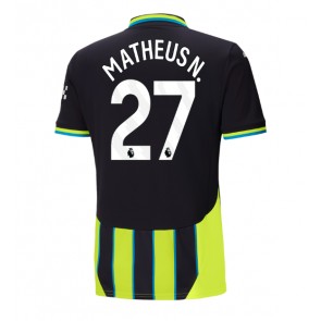 Manchester City Matheus Nunes #27 Venkovní Dres 2024-25 Krátký Rukáv